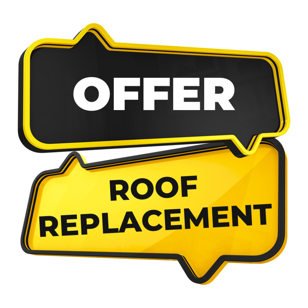 Offer roof replacement icon